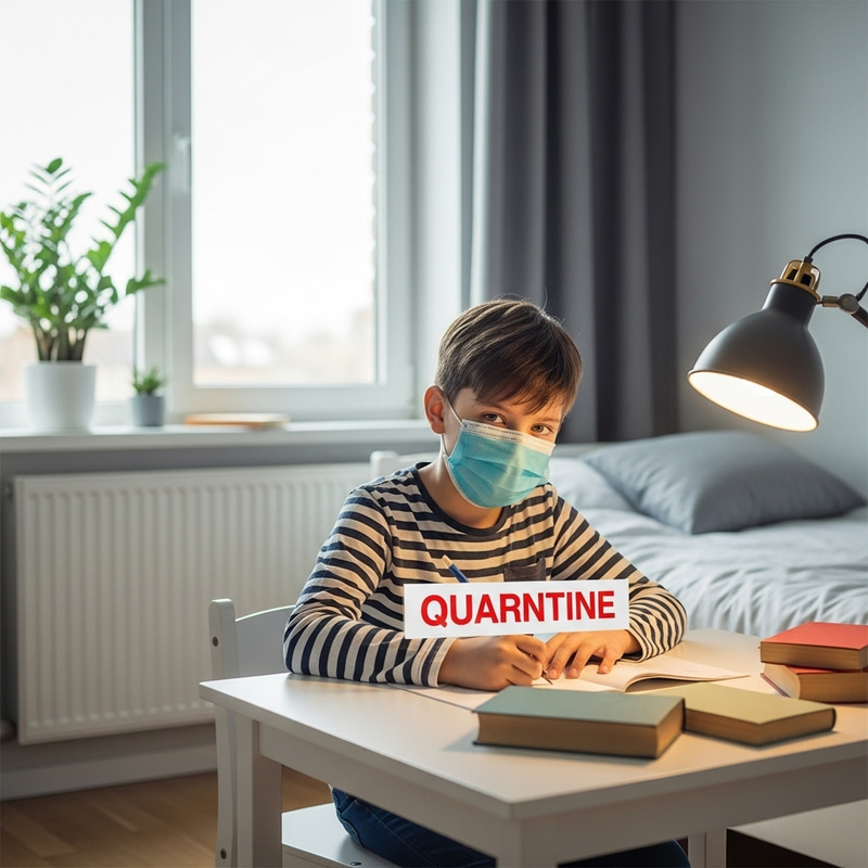 Dedicated Child Quarantine Ambiance | PowerPoint Background
