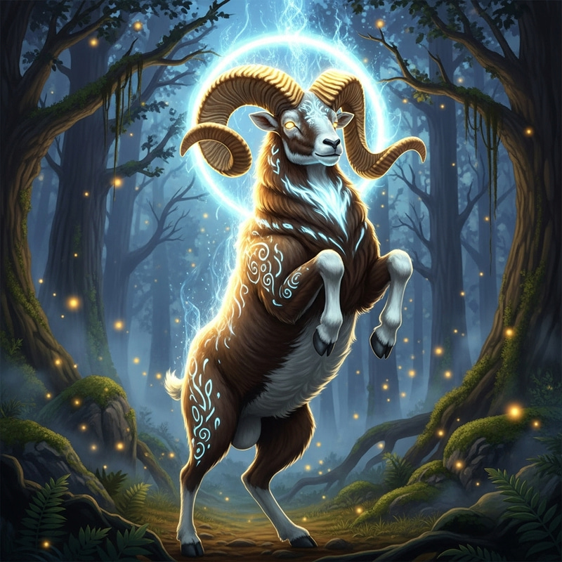 Kord Ram Avatar: Majestic Power in a Mystic Forest Kord Ram Avatar: Majestic Power in a Mystic Forest
