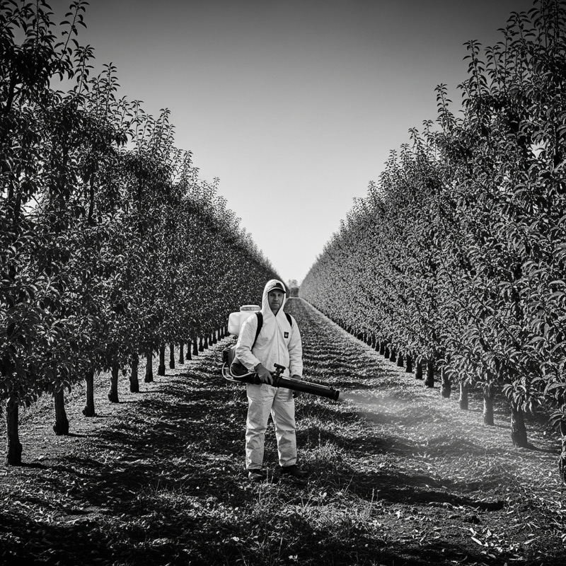 Stunning Black & White Orchard Photography Stunning Black & White Orchard Photography