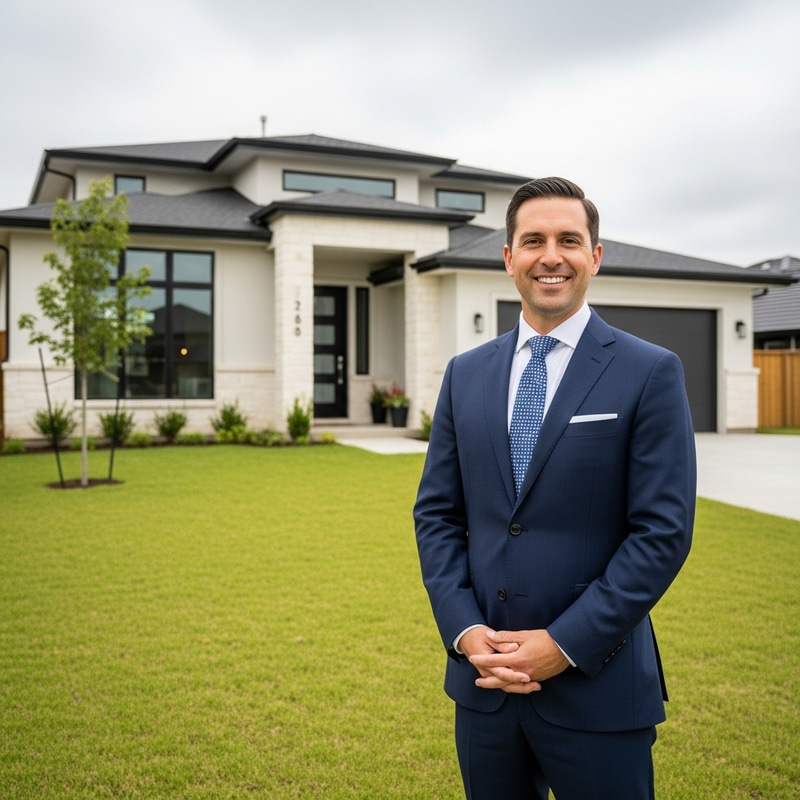 Confident Realtor Pat Kapowich at Stunning Modern Residence | Real Estate Photography