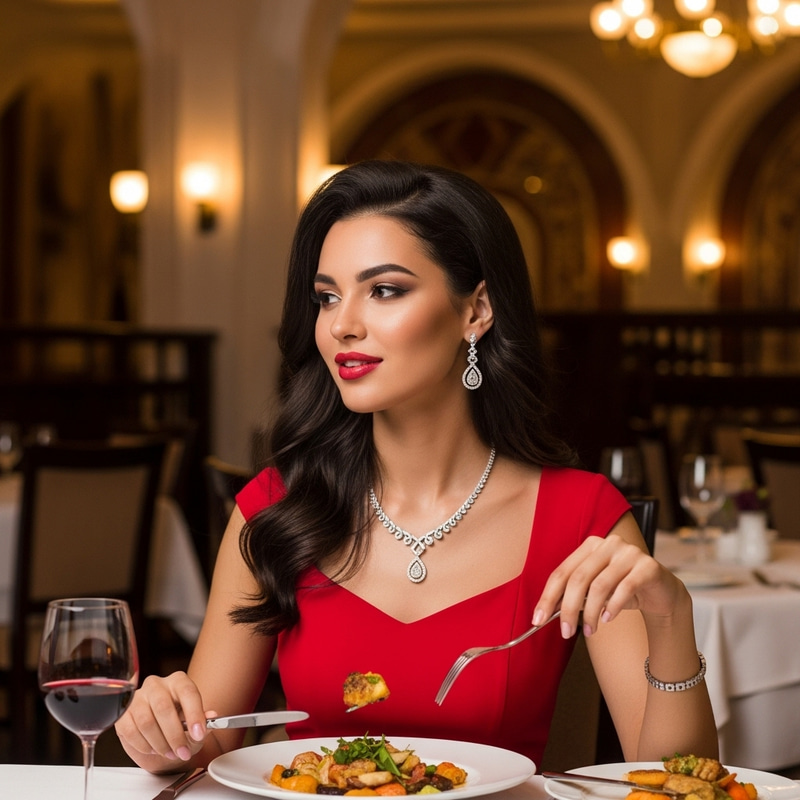 Elegant Dining: Captivating Scene of Luxury Elegant Dining: Captivating Scene of Luxury