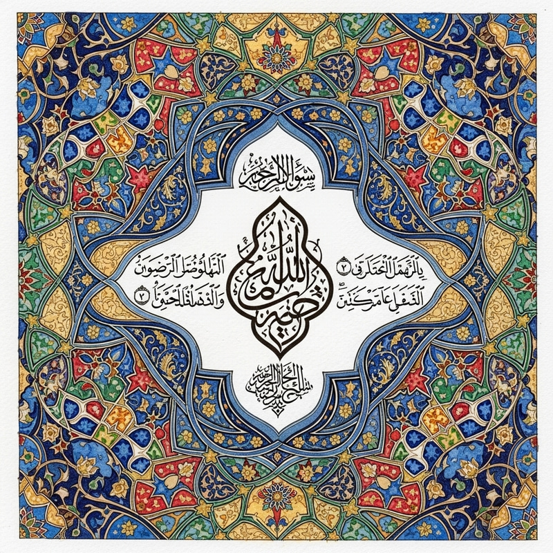 Syed Mead Style Islamic Art Watercolor Masterpiece Syed Mead Style Islamic Art Watercolor Masterpiece