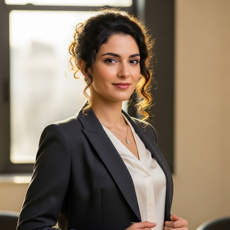 Greek Businesswoman in Modern Attire Greek Businesswoman in Modern Attire