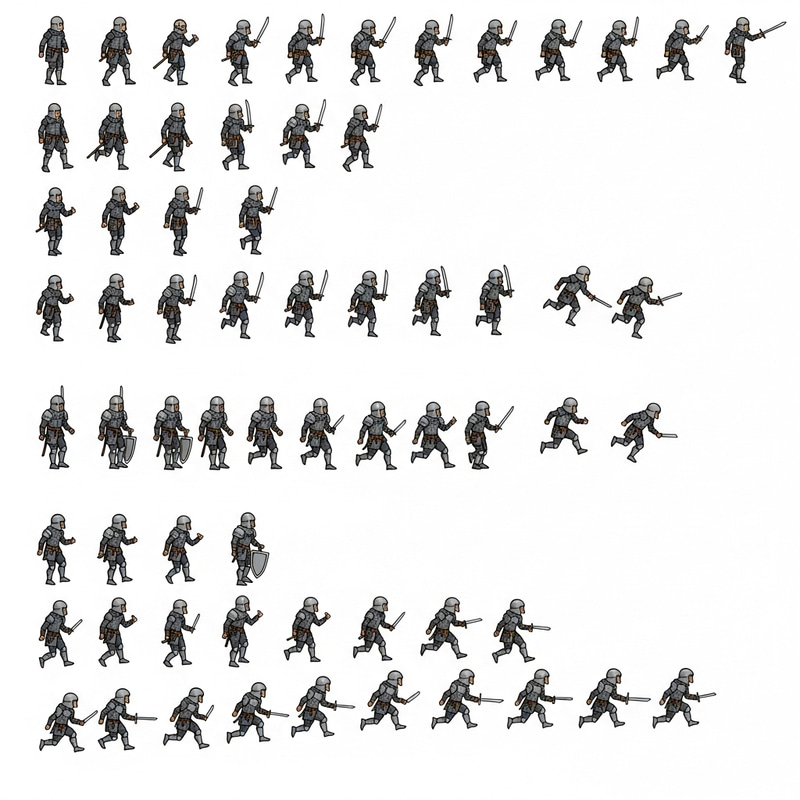 Custom Sprite Sheets with Unique Styles Custom Sprite Sheets with Unique Styles