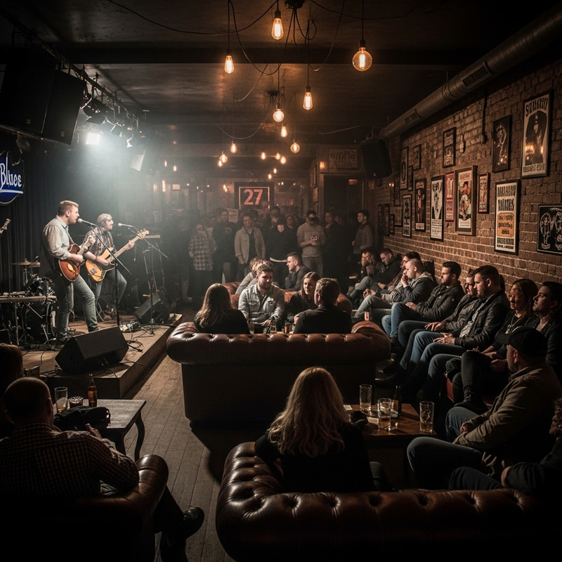 Embrace Melancholy at Club 27 | Vintage Decor & Blues Music