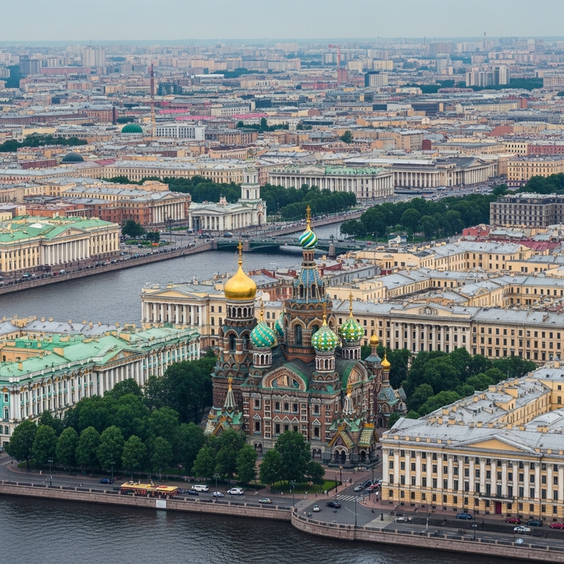 Experience the Beauty of Saint Petersburg - Aerial Perspective Experience the Beauty of Saint Petersburg - Aerial Perspective