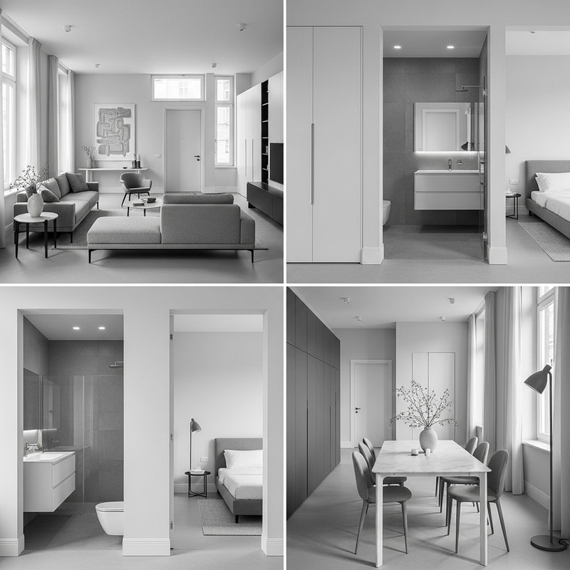 Stylish Italian Minimalist Interior Design | 140 Sqm, 4 Beds, 2 Baths Stylish Italian Minimalist Interior Design | 140 Sqm, 4 Beds, 2 Baths