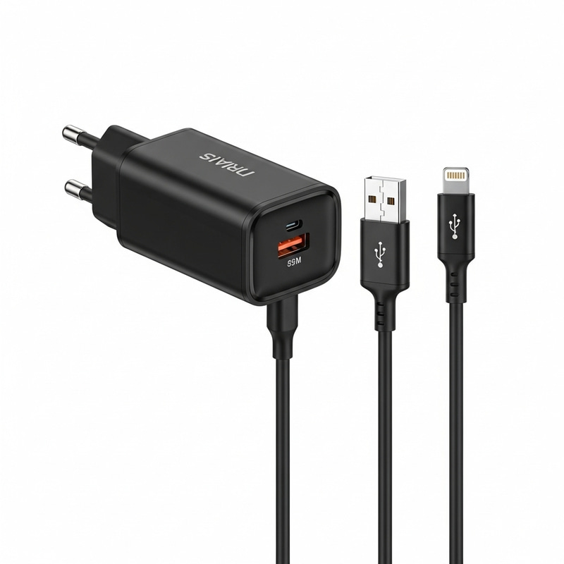 Sleek Phone Charger with Long Cable