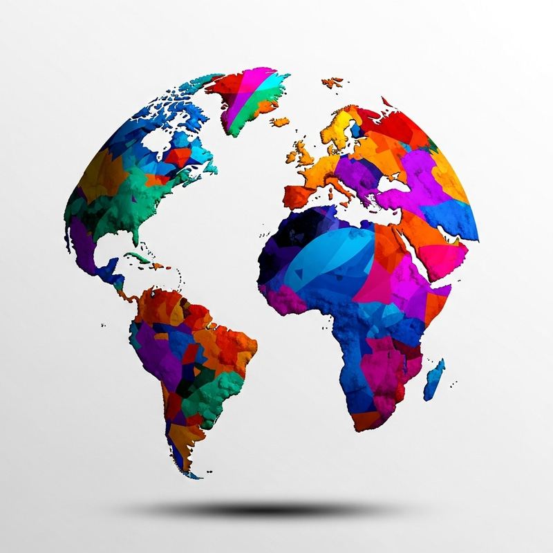 Abstract Alien Planet in Vibrant Colors: Kandinsky-Inspired Art Abstract Alien Planet in Vibrant Colors: Kandinsky-Inspired Art