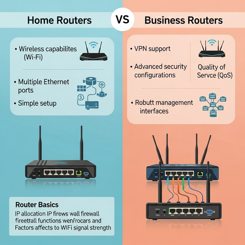 Different Types of Routers: Home & Business | Infographic Different Types of Routers: Home & Business | Infographic