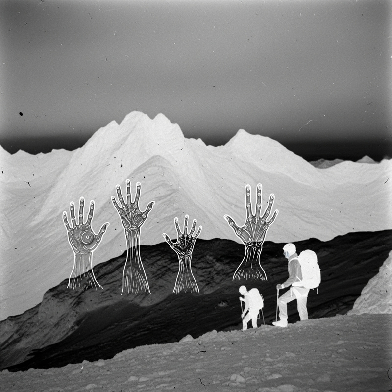 Reversed Mountain Range Sketch | Low-Resolution Art Reversed Mountain Range Sketch | Low-Resolution Art