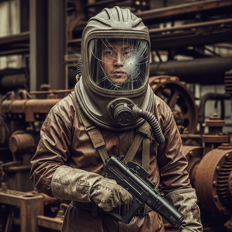 Vintage Rust Hazmat: A Story of Industrial Resilience Vintage Rust Hazmat: A Story of Industrial Resilience