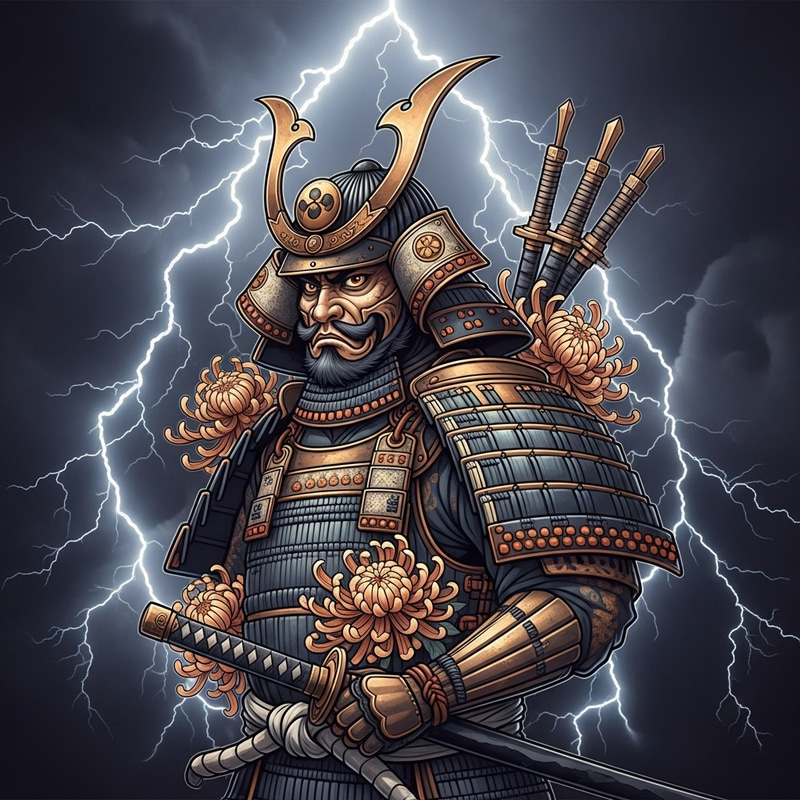 Samurai and Lightning: Power of Japanese Culture and Elemental Might