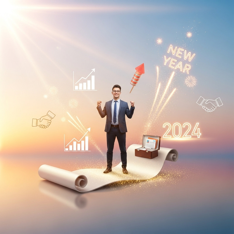 Optimistic Start: New Year's Career Success