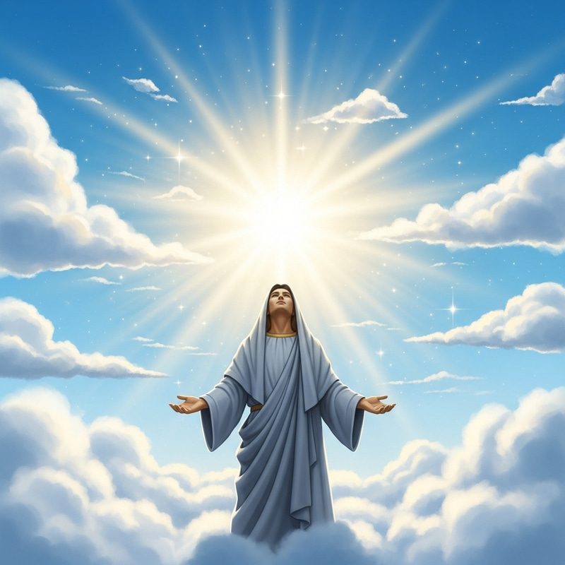 Heavenly Presence: jesuschrist in Ethereal Skies Heavenly Presence: jesuschrist in Ethereal Skies