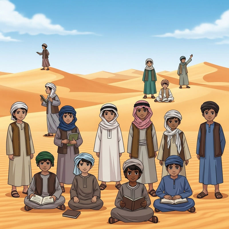 Ten Young Boys in the Desert: Pre-Islamic and Islamic Era Ten Young Boys in the Desert: Pre-Islamic and Islamic Era