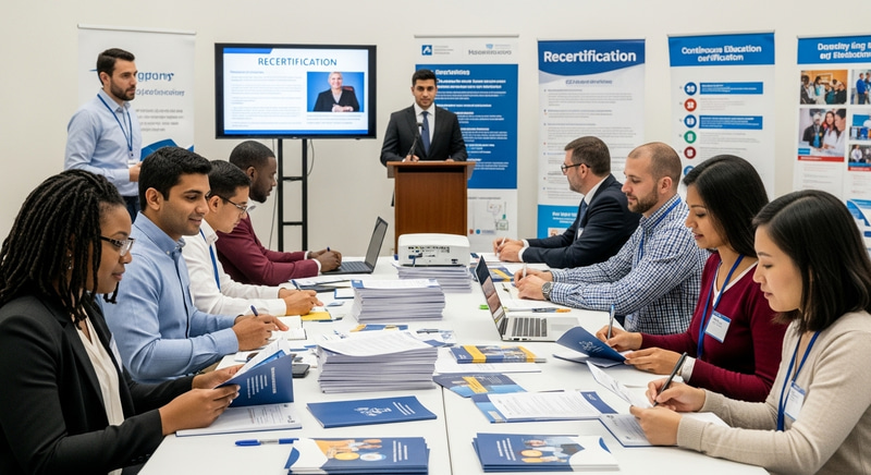 Realistic Recertification Campaign: Promoting Continued Learning Realistic Recertification Campaign: Promoting Continued Learning