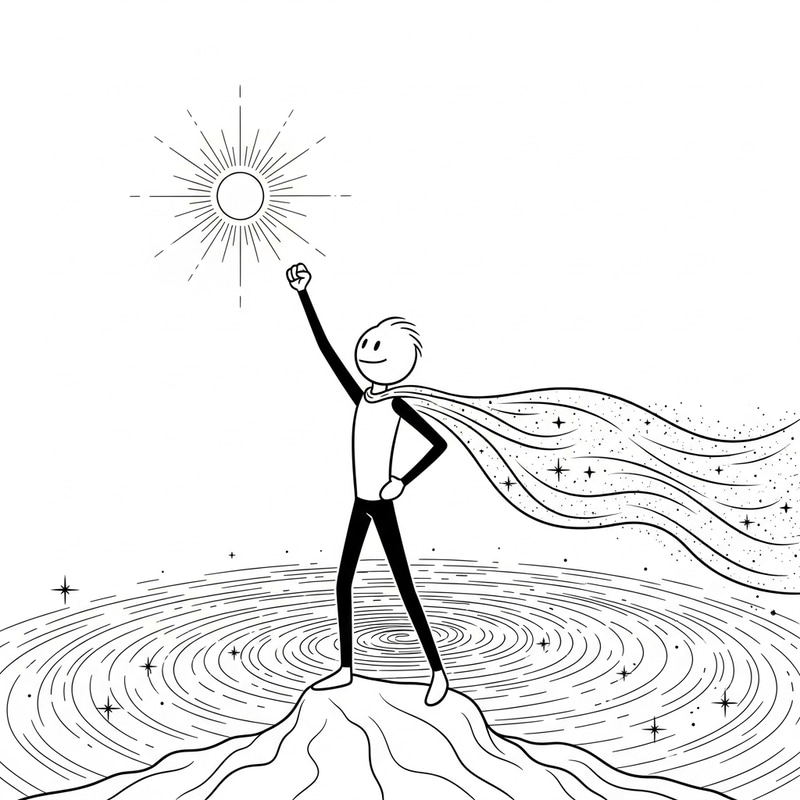 Dramatic Idealism Stickman Artwork Dramatic Idealism Stickman Artwork