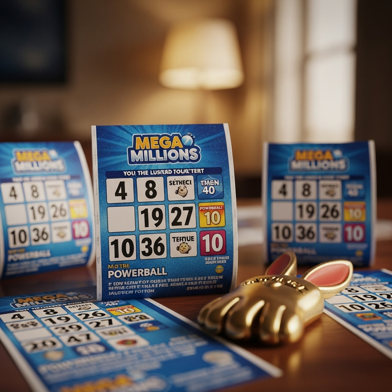 Get Lucky with Mega Millions Tickets 4 8 19 27 36 Powerball 10 Get Lucky with Mega Millions Tickets 4 8 19 27 36 Powerball 10