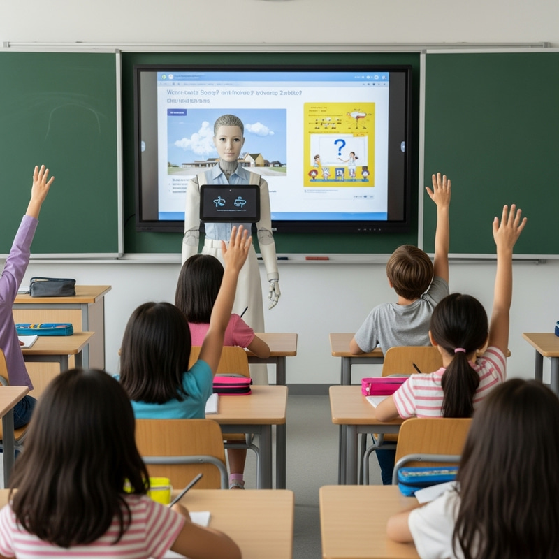 AI Elementary School Teacher - Embracing Tech for Young Minds