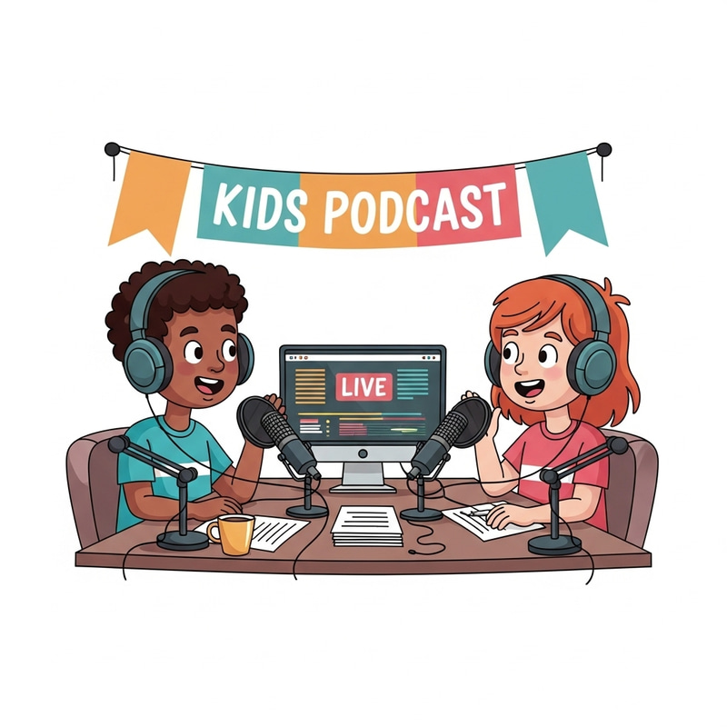 Colorful Kids Podcast with Animated Hosts Colorful Kids Podcast with Animated Hosts