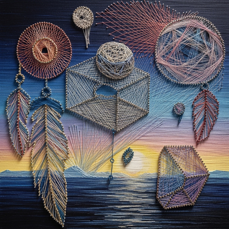 Dream-inspired String Art: Intricate Designs for Visualizing Dreams Dream-inspired String Art: Intricate Designs for Visualizing Dreams