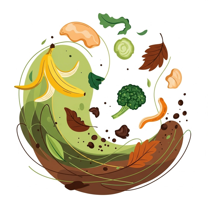 Abstract Composting Art: Life Through Decomposition