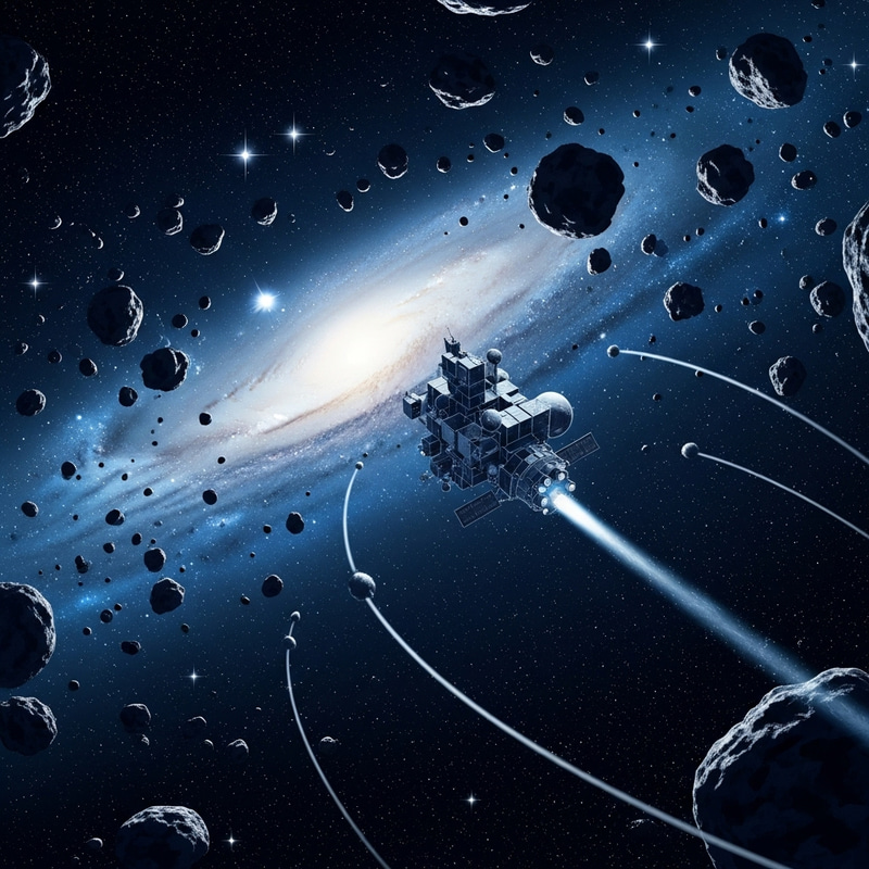 Abstract Space Exploration: A Cosmic Journey