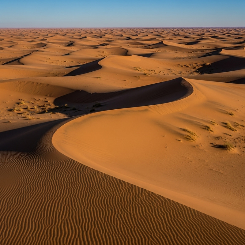 Abstract Desert Landscape Art: Tranquil Vistas & Earthy Tones Abstract Desert Landscape Art: Tranquil Vistas & Earthy Tones