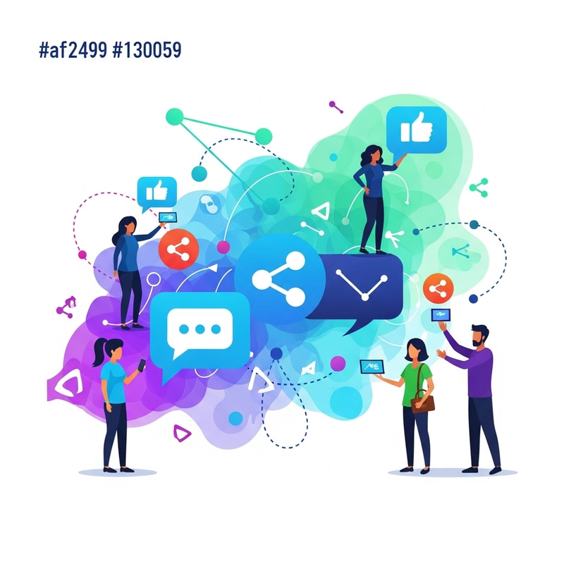 Vibrant Graphic Background for Viral Content Dissemination