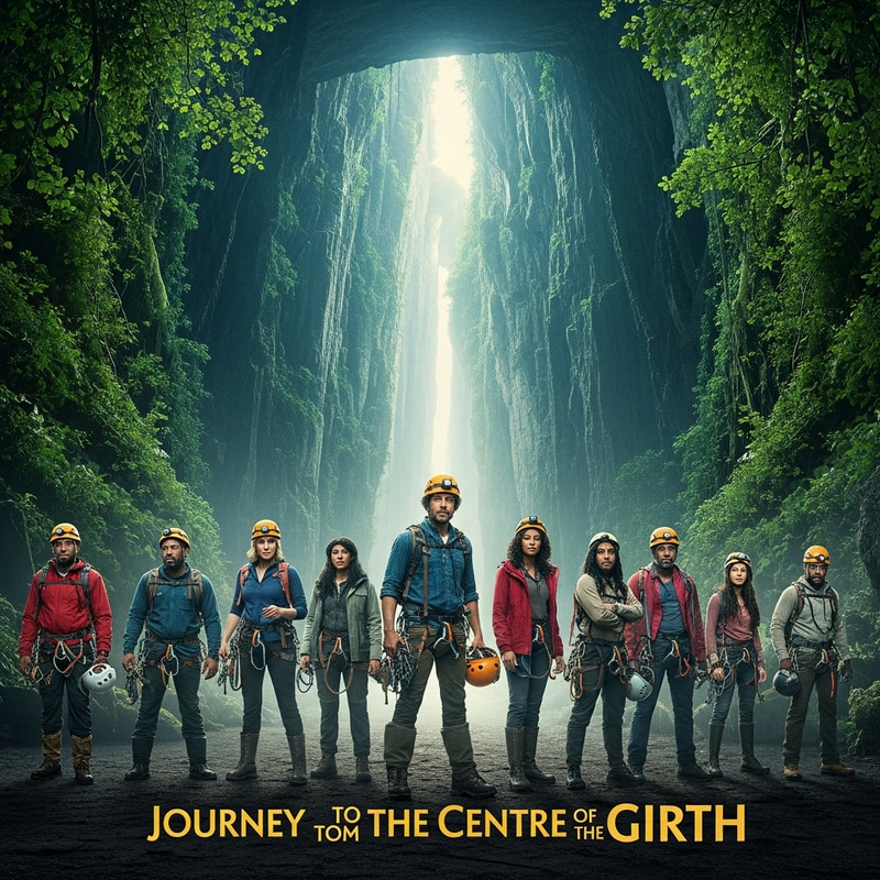 Journey to the Centre of the Girth - Movie Poster Journey to the Centre of the Girth - Movie Poster