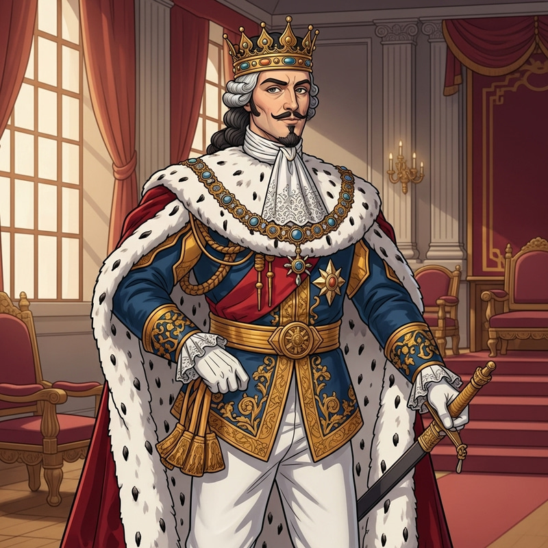 Majestic Italian King Artwork Majestic Italian King Artwork