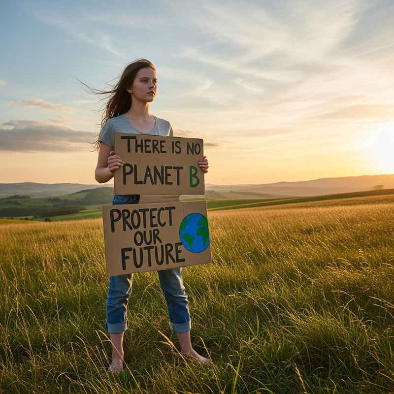 Greta Thunberg Barefoot on Grass Field | Teenage Environmental Advocate Greta Thunberg Barefoot on Grass Field | Teenage Environmental Advocate