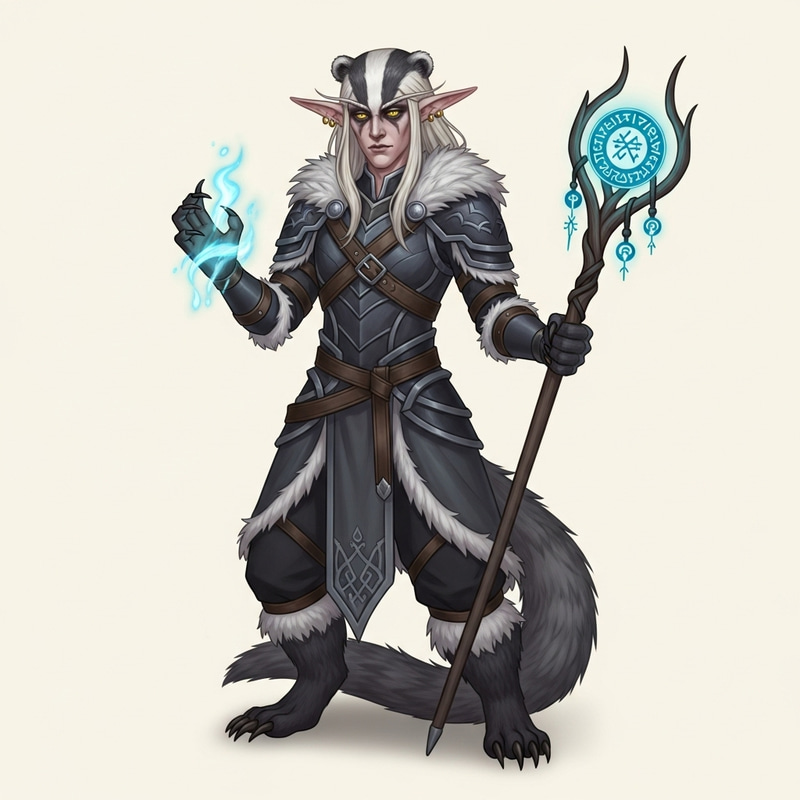 Seraphil Nocturne: Elven Warlock of Sloth - D&D Character Guide