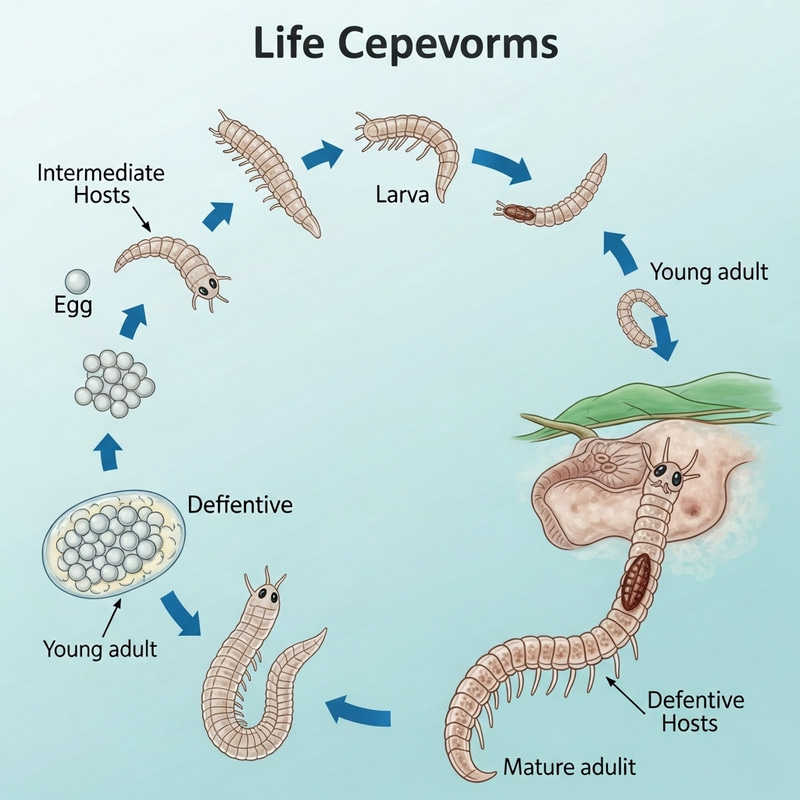 Tapeworm Reproduction Cycle: Insights and Illustrations