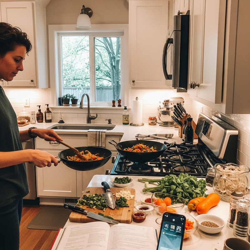 Capturing My First Vision with iPhone: Cooking at Home in USA Capturing My First Vision with iPhone: Cooking at Home in USA