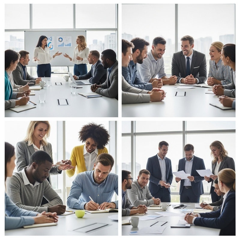 Diverse Conference Room Scenarios - Team Dynamics Diverse Conference Room Scenarios - Team Dynamics
