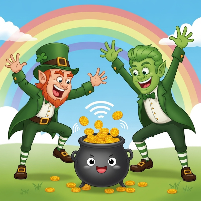 Fighting Irish Leprechaun vs Pepe Meme for Crypto Fighting Irish Leprechaun vs Pepe Meme for Crypto