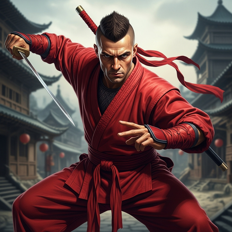 Powerful Ninja Kai Battles with Determination