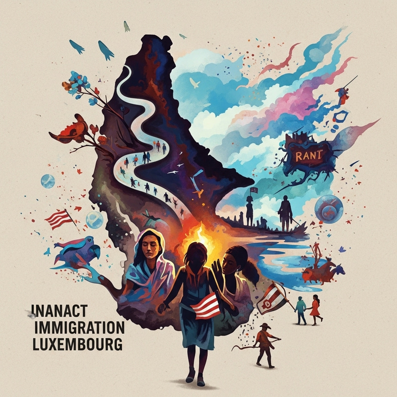 Immigration Impact in Luxembourg: Realistic vs Abstract Art Representation
