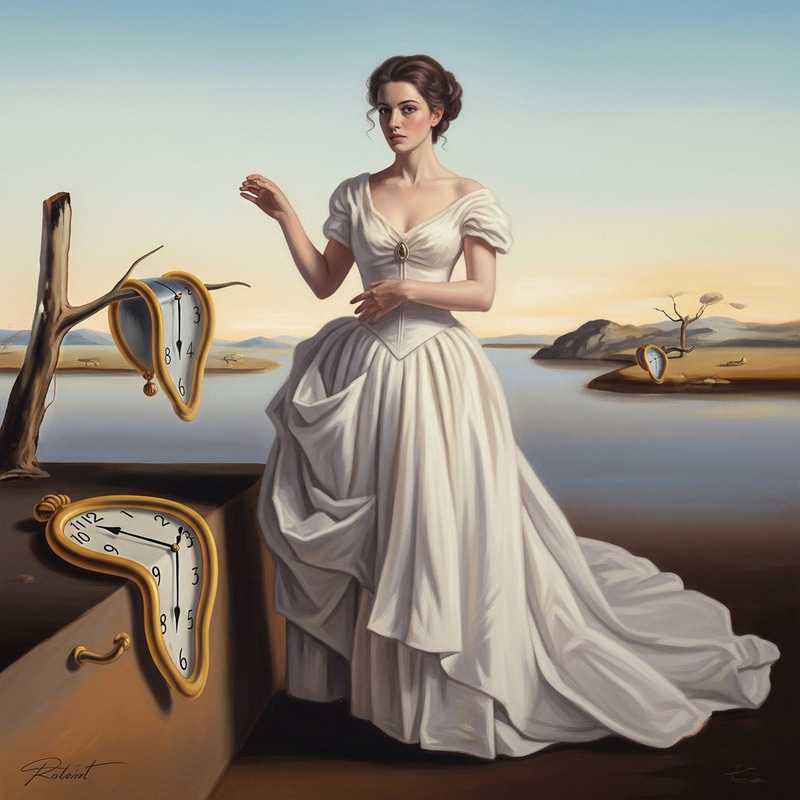 Dreamlike Surreal Portrait of a Woman