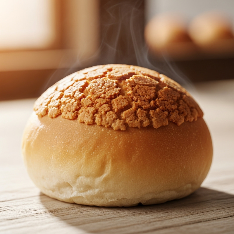 Soft and Crusty Golden Brown Bun - Fresh Bakery Delight Soft and Crusty Golden Brown Bun - Fresh Bakery Delight