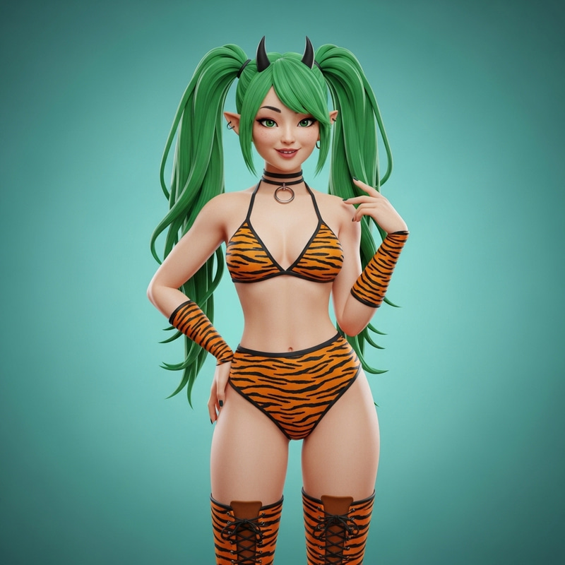 Lum from Urusei Yatsura - Vibrant Character Art Lum from Urusei Yatsura - Vibrant Character Art