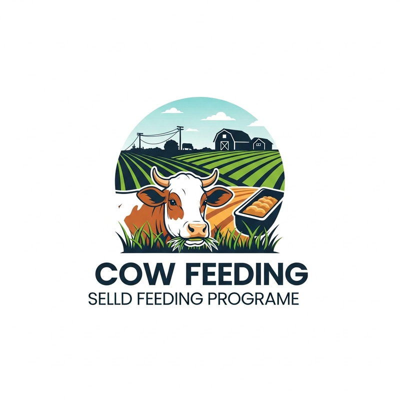 Healthy Cow Feeding Program Logo | Balanced Nutrition Design Healthy Cow Feeding Program Logo | Balanced Nutrition Design