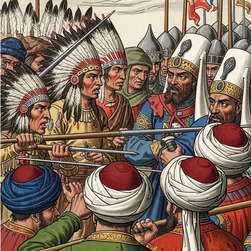 Epic 15th Century Seminole vs Ottoman Army Confrontation Epic 15th Century Seminole vs Ottoman Army Confrontation