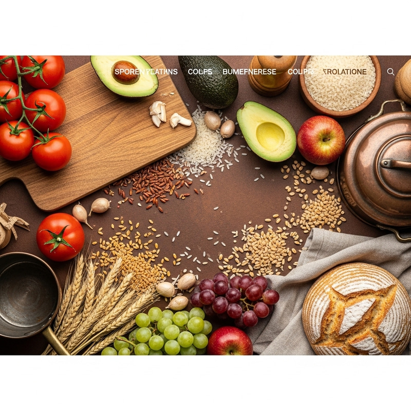 Scrumptious Food Website Background Scrumptious Food Website Background