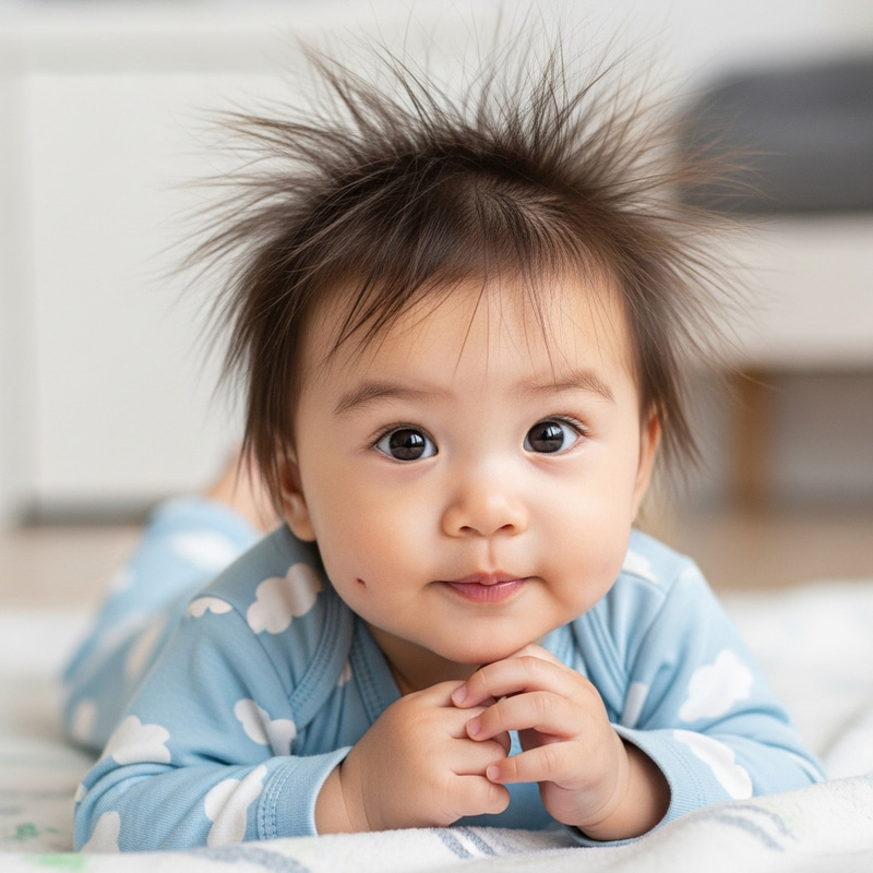 Curious Toddler Girl Prone Pose – Adorable Moments Curious Toddler Girl Prone Pose – Adorable Moments