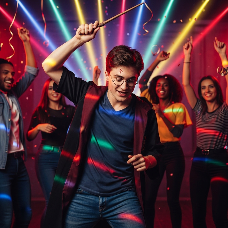 Harry Potter at Rave Party