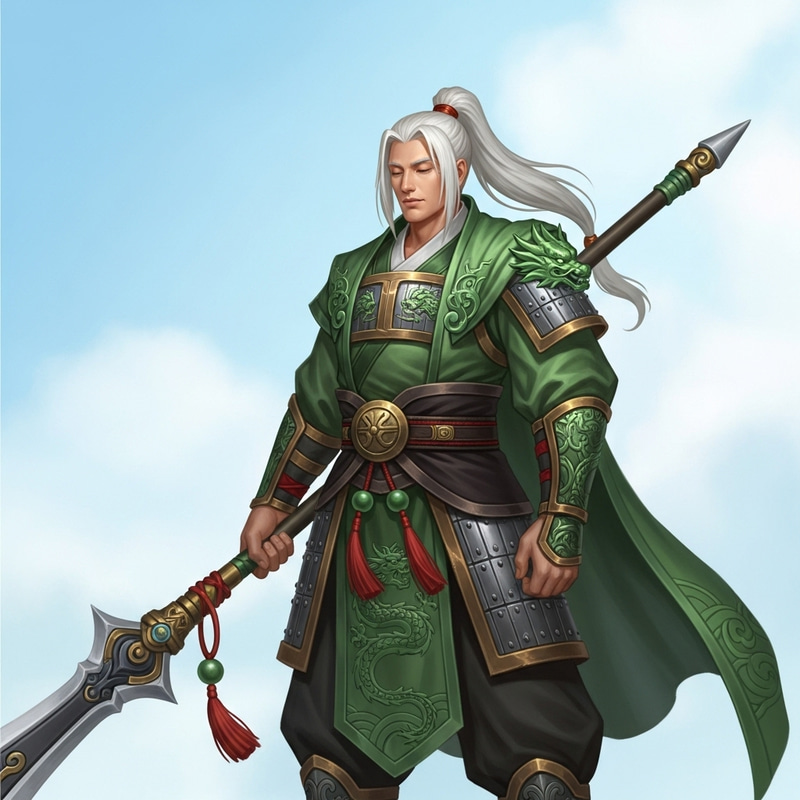 Zhongli: Mystical Monk with Polearm Weapon