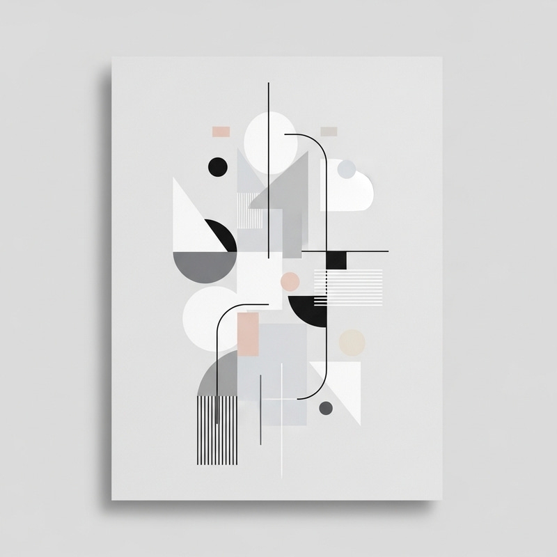 Minimalist Abstract Shapes Art - Tranquil Designs Minimalist Abstract Shapes Art - Tranquil Designs